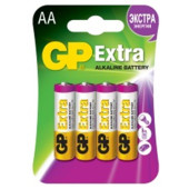 GP15AX-2CR4 Extra Элемент питания АА, алкалиновый, 4шт, GP