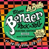 B1150 The Bender Blues Комплект струн для электрогитары, никелированные, 11-50, La Bella