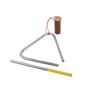 MS-ZH-TR-610 Треугольник с палочкой, диаметр 6 мм, длина стороны 10 см, Мастерская Сереброва-0