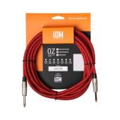 FAS-5(RD/BK) Кабель инструментальный, красный/черный, 5м, Leem