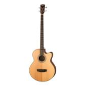 SJB5F-NS-WBAG Acoustic Bass Series Электро-акустическая бас-гитара цвет натуральный, с чехлом, Cort SJB5F-NS-WBAG Acoustic Bass Series Электро-акустическая бас-гитара цвет натуральный, с чехлом, Cort