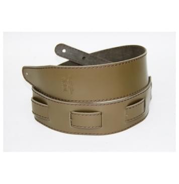 FL111014LP Premier Ремень для гитары, кожаный, оливковый, Fidel-0