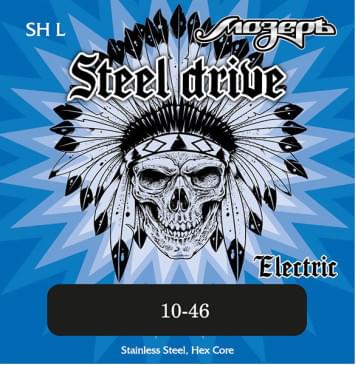 SH-L Steel Drive Комплект струн для электрогитары, сталь, 10-46, Мозеръ-0