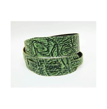 FL8015LT Leather Tigina Ремень для гитары, кожаный, древо жизни, Fidel-0