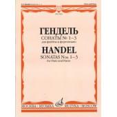 15036МИ Гендель Г.Ф. Сонаты № 1-3. Для флейты и форт