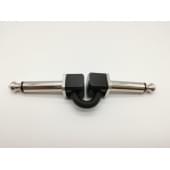 E45-JR-JR-0003-0 Патч-кабель, угловой, беспаечный корпус, 0.03м, ZZcable