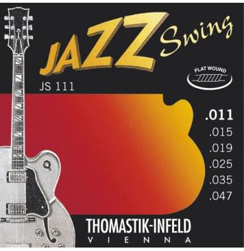 JS111 Jazz Swing Комплект струн для акустической гитары, Light, сталь/никель, 11-47, Thomastik-0