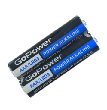 00-00015600 Super Power Alkaline Элемент питания AAA/LR03 щелочной 1.5В, 2шт, GoPower-0