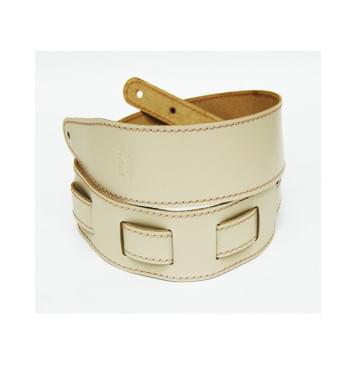 FL111043LP Premier Ремень для гитары, кожаный, бежевый, Fidel-0