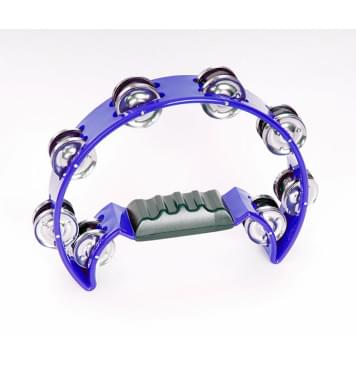 MT04 Тамбурин полумесяц, пластиковый, 16 пар бубенцов DADI-0