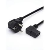 00-00024536 Кабель питания, евровилка-C13 (f) 1.8м ПВХ 0.75мм угловой, черный, GoPower