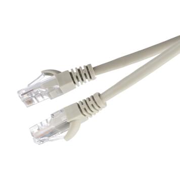 00-00027475 Патч-корд RJ-45 (m)-RJ-45 (m) 5.0м кат.5е ПВХ 26AWG, серый, в пакете, GoPower-0