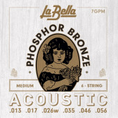 7GPM Комплект струн для акустической гитары 13-56 La Bella