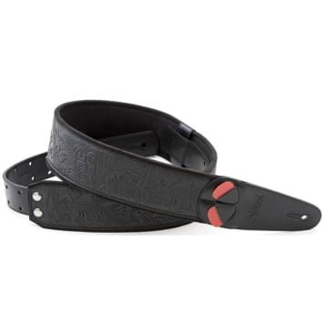 8401070130703 Mojo Sandokan Black Ремень для гитары, RightOn Straps-0