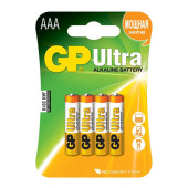 GP24AU-2CR4 Ultra Элемент питания ААА, алкалиновый, 4шт, GP
