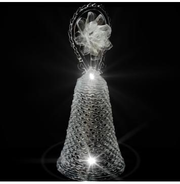 GH-L018 Колокольчик хрустальный «Цветок», малый, Гусь Хрустальный-0