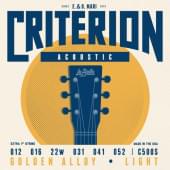 C500S Criterion Комплект струн для акустической гитары, бронза 80/20, 12-52, La Bella