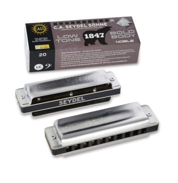 16501LC 1847 Noble Low C Губная гармошка, Seydel Sohne-0