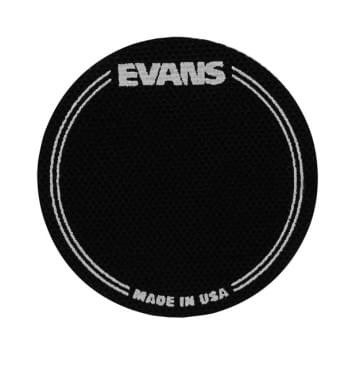 EQPB1 EQ Наклейка на рабочий пластик бас-барабана, черная, одиночная педаль, Evans-0