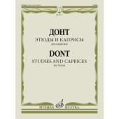 06117МИ Донт Я. Этюды и каприсы. Для скрипки, Издательство «Музыка»