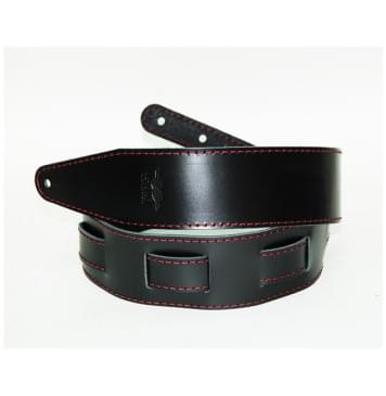 FL111051LP Premier Ремень для гитары, кожаный, черный, Fidel-0