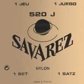 520J Carte Jaune Комплект струн для классической гитары, посеребренные, сильное натяжение, Savarez