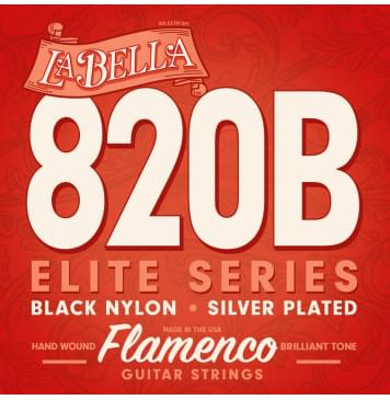820B Elite Комплект струн для классической гитары фламенко, посеребренные, La Bella-0