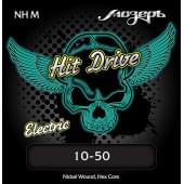 NH-M Medium Hit Drive Комплект струн для электрогитары, 10-50, Мозеръ