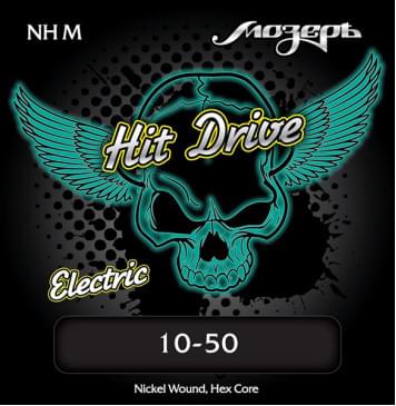 NH-M Medium Hit Drive Комплект струн для электрогитары, 10-50, Мозеръ-0