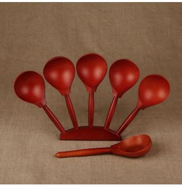 MS-T1-LZ-08 Ложки веерные, пятерка, тонировка, 1 категория, Мастерская Сереброва-0