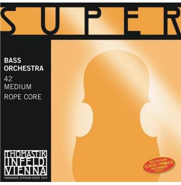 42 Super Flexible Комплект струн для контрабаса размером 4/4, оркестровые, Thomastik-0