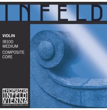 IB100 Infeld Blau Комплект струн для скрипки размером 4/4, среднее натяжение, Thomastik-0
