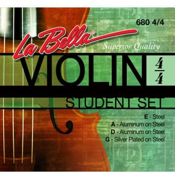 680 Комплект струн для скрипки размером 4/4, металл, La Bella-0