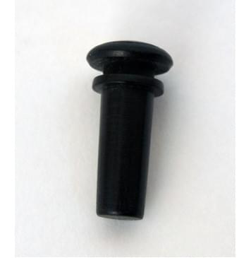 VE01E Пуговица для скрипки стандартная. Материал - черное дерево. WBO-0