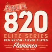 820 Elite Комплект струн для классической гитары фламенко, посеребренные, La Bella