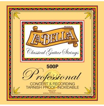 500P Professional Комплект струн для классической гитары, посеребренные, La Bella-0