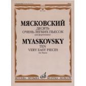 17203МИ Мясковский Н. Десять очень легких пьесок. Дл