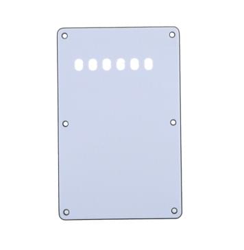 M654 Задняя крышка для Squier, 3 слоя, белая, Musiclily-0