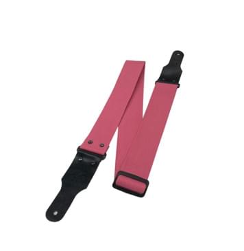 FL0017C Cotton Ремень для гитары, хлопок, розовый, Fidel-0