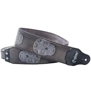 8401050080707 Leathercraft Sugar Black Ремень для гитары, RightOn Straps-0