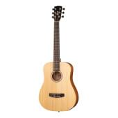 Earth-Mini-E-ADK-WBAG-OP Earth Series Электро-акустическая гитара 3/4, натуральный, с чехлом, Cort