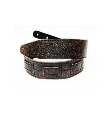 FL60018L21L Leather 21 Ремень для гитары, кожаный, сцинк, Fidel-0