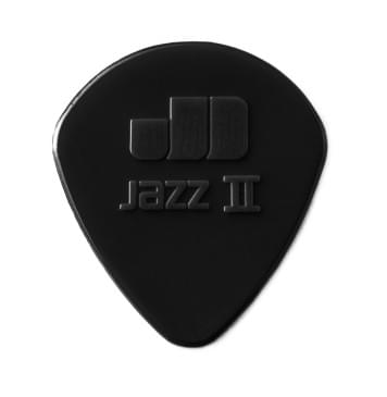 47P2S Nylon Jazz II Медиаторы 6шт, 1,18мм, черные, Dunlop-0