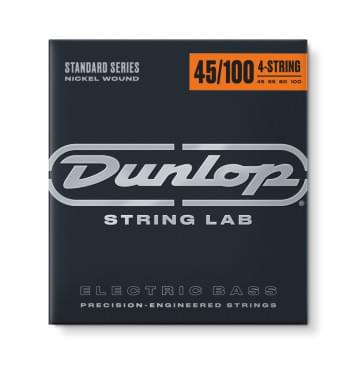 DBN45100 Комплект струн для бас-гитары, никелированные, Medium Light, 45-100, Dunlop-0