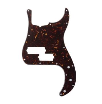 MX1395DT Пикгард для 5-струнной бас-гитары Precision Bass, 4 сл, черепаший панцирь, Musiclily-0