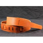 LS.C.001 Ремень для гитары, кожаный, коричневый, LionStraps