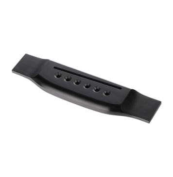 F-2802 Струнодержатель акустической гитары, черное дерево, Hosco F-2802 Струнодержатель акустической гитары, черное дерево, Hosco-0