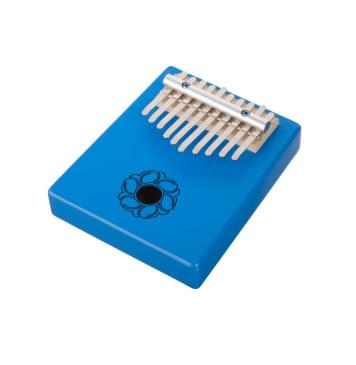KMKr-2-BL Escudo Калимба, резонаторная, 10 язычков, трапеция, синяя, Мозеръ-0