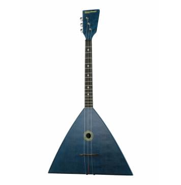 3S-BL Синий Ландыш Балалайка компактная трёхструнная, синяя, БалалайкерЪ-0