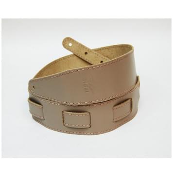 FL111039LP Premier Ремень для гитары, кожаный, капучино, Fidel-0